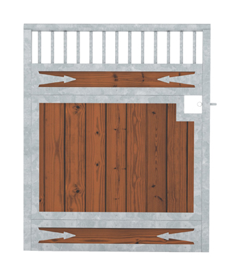 Tuscany Wood Stall Door - Arrows